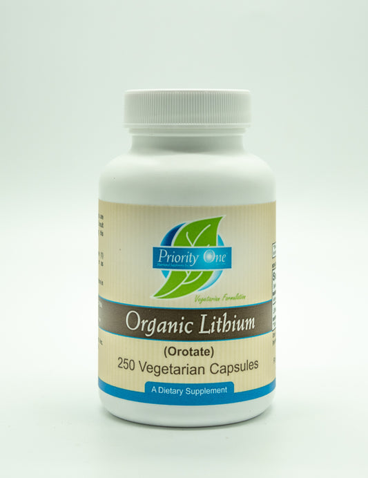Organic Lithium  5mg 250 Count (Orotate)