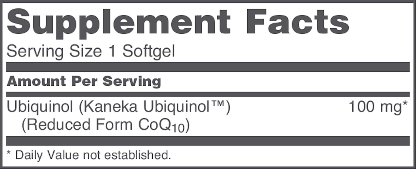 Ubiquinol 100mg Protocol